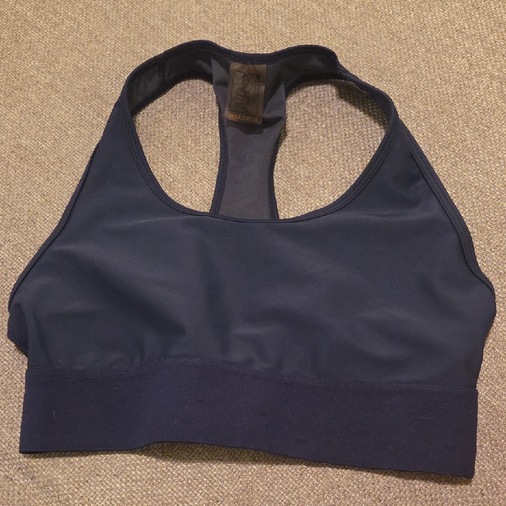 PE NATION Soulcycle - Women's Navy Sports Bra